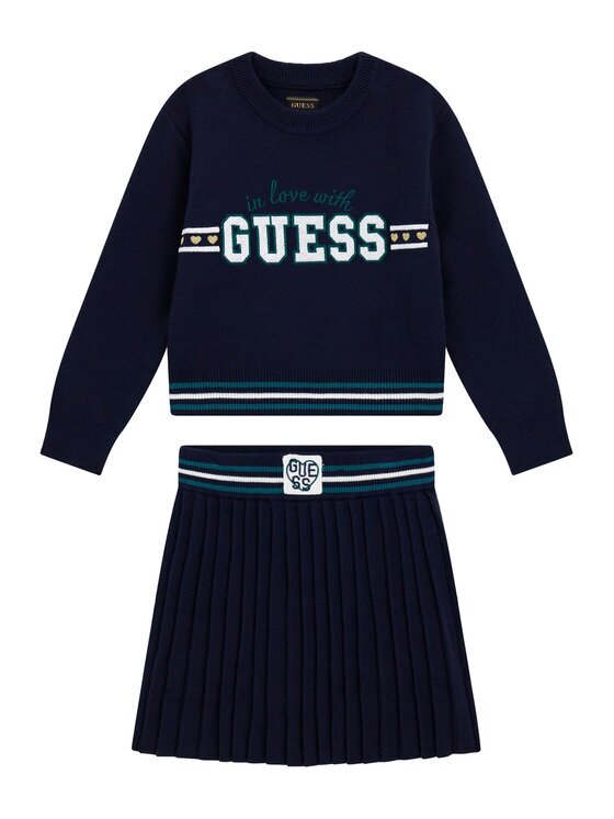 GUESS Set bluză și fustă K6YG02 Z0815 Regular Fit