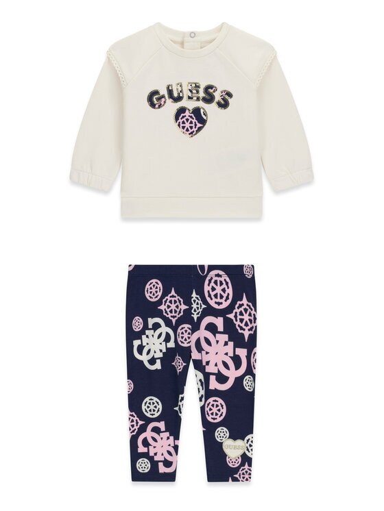 GUESS Set bluză și leggings A6BG11 K5977 Regular Fit