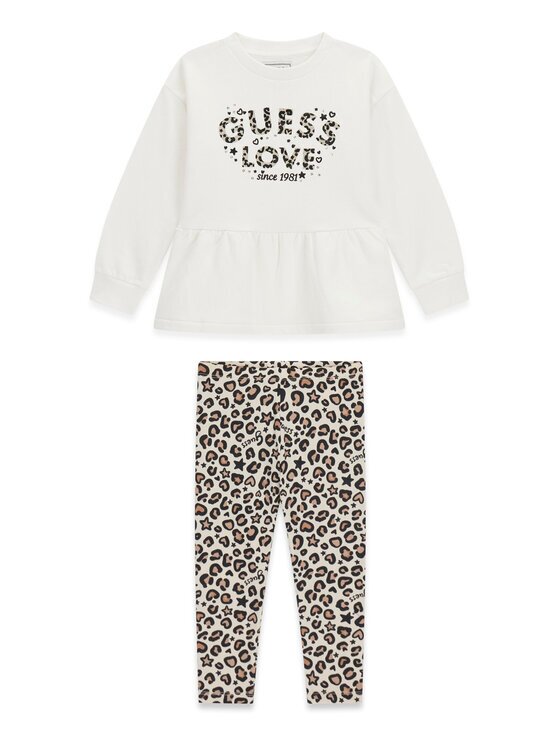 GUESS Set bluză și leggings K6BG02 K5910 Regular Fit