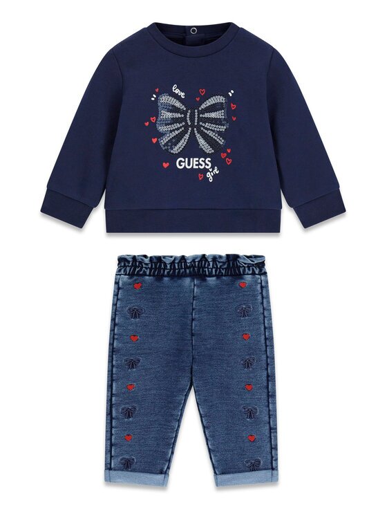 GUESS Set bluză și pantalon A6BG16 K6140 Regular Fit