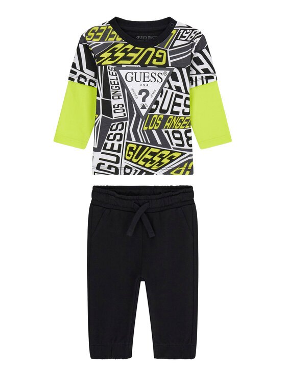 GUESS Set bluză și pantalon I6RG00 K8HM4 Regular Fit