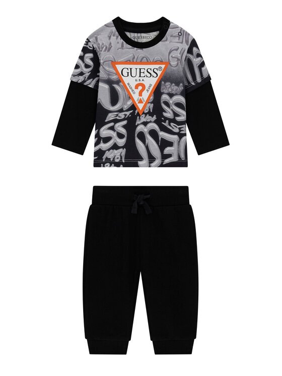 GUESS Set bluză și pantalon I6YG01 K3964 Regular Fit