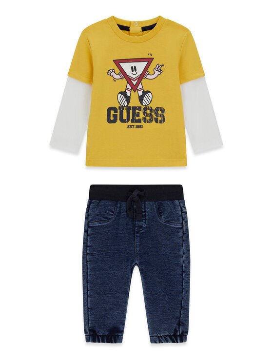 GUESS Set bluză și pantalon I6YG04 K3973 Regular Fit