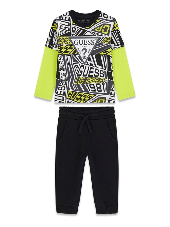 GUESS Set bluză și pantalon N6RG00 K8HM4 Regular Fit