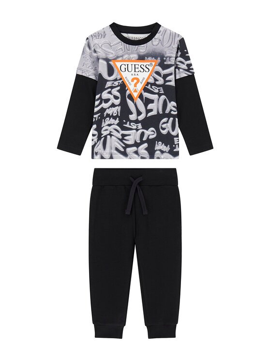 GUESS Set bluză și pantalon N6YG02 K4077 Regular Fit