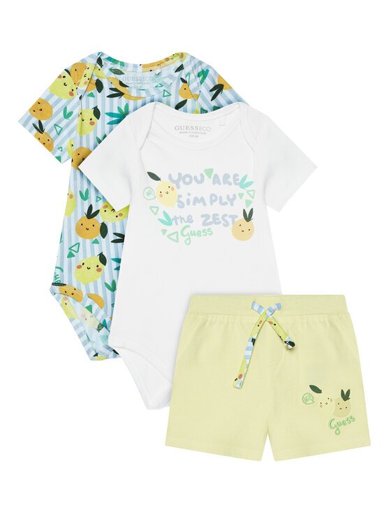 GUESS Set body și pantaloni scurți P6GG03 K6YW1 Regular Fit