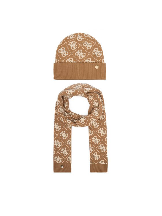GUESS Set Fular și Căciulă GFBOX WP6401