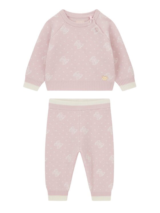 GUESS Set pulover și pantaloni din material textil A6BG03 Z1320 Regular Fit