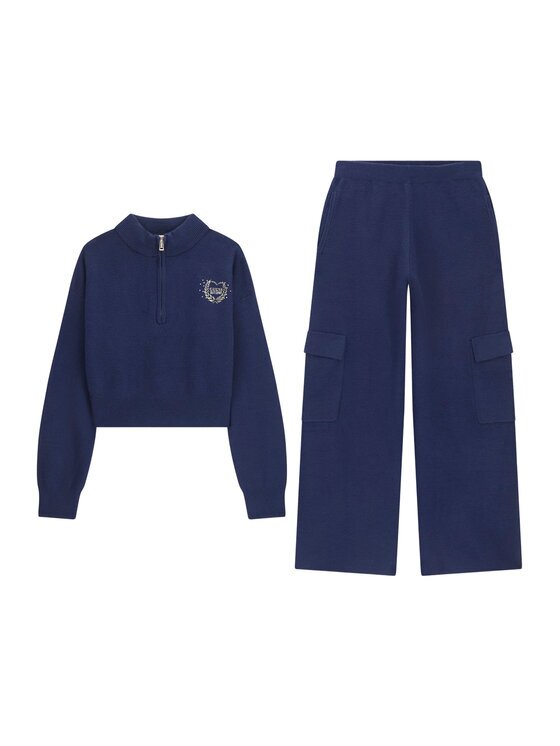 GUESS Set pulover și pantaloni din material textil J6BG01 Z1287 Regular Fit