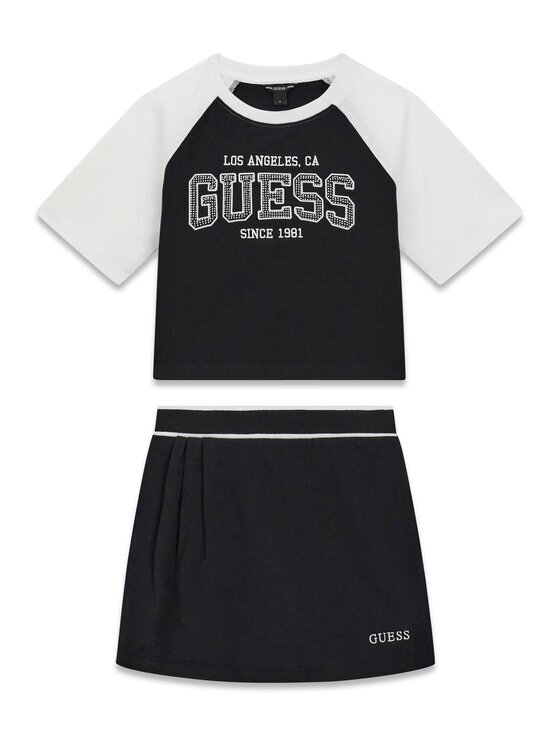 GUESS Set tricou și fustă J6YG03 K3923 Regular Fit