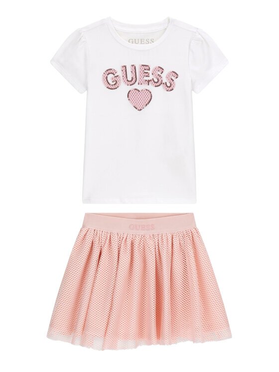 GUESS Set tricou și fustă K6RG09 K6YW0 Regular Fit