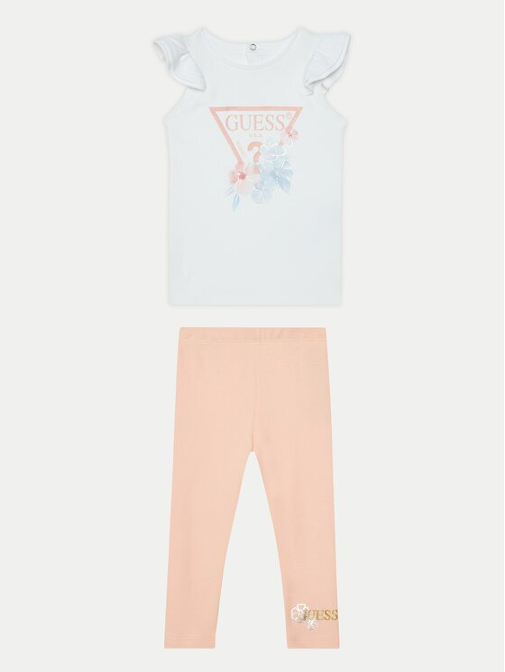 GUESS Set tricou și leggings A5RG10 KA6W4 Regular Fit
