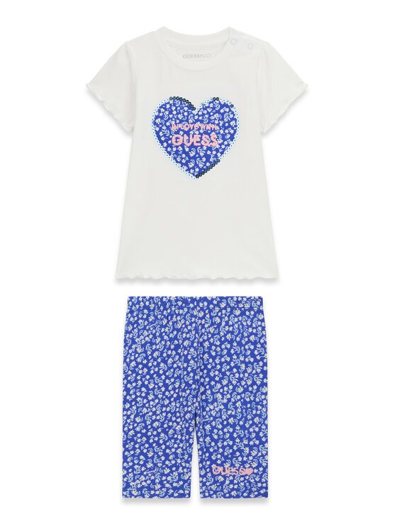 GUESS Set tricou și leggings A6GG03 K6YW4 Regular Fit