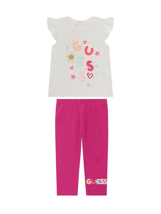 GUESS Set tricou și leggings A6GG08 K6YW4 Regular Fit