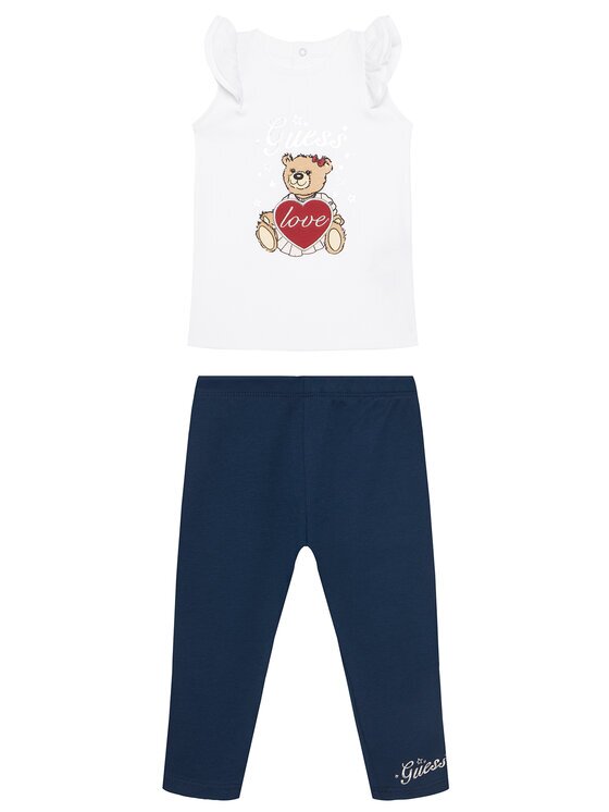 GUESS Set tricou și leggings A6RG02 KA6W4 Regular Fit
