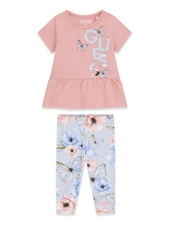 GUESS Set tricou și leggings A6RG09 K6YW4 Regular Fit