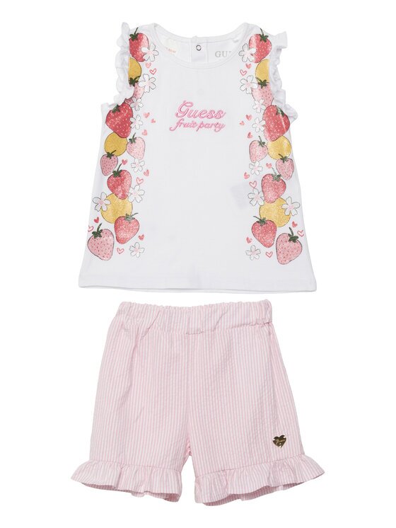 GUESS Set tricou și pantaloni scurți A6GG00 K6YW0