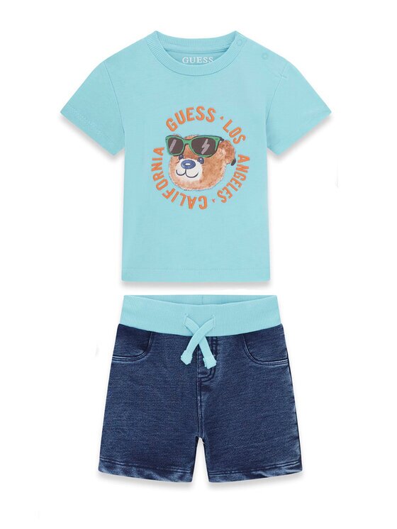 GUESS Set tricou și pantaloni scurți I6GG05 K8HM4 Regular Fit