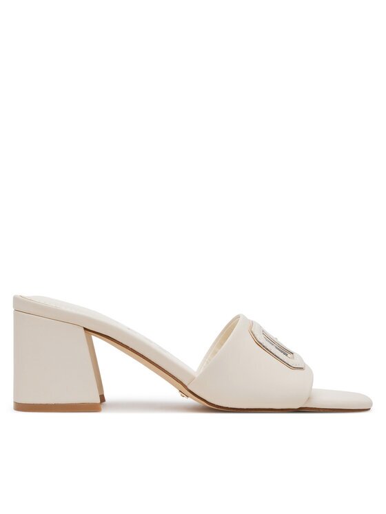GUESS Şlapi Gals FLJGAS LEA03 Écru