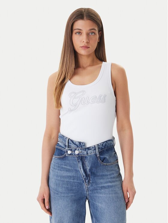 GUESS Top W6GP22 K2954 Regular Fit
