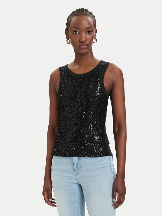 GUESS Top W6GP26 K3157 Slim Fit