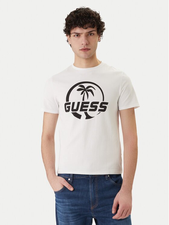 GUESS Tricou F6GI00 J1314 Slim Fit