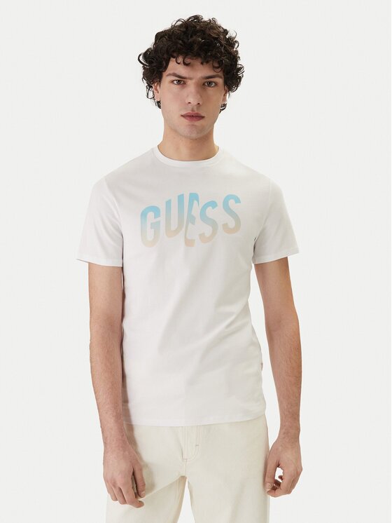GUESS Tricou F6GI02 J1314 Slim Fit