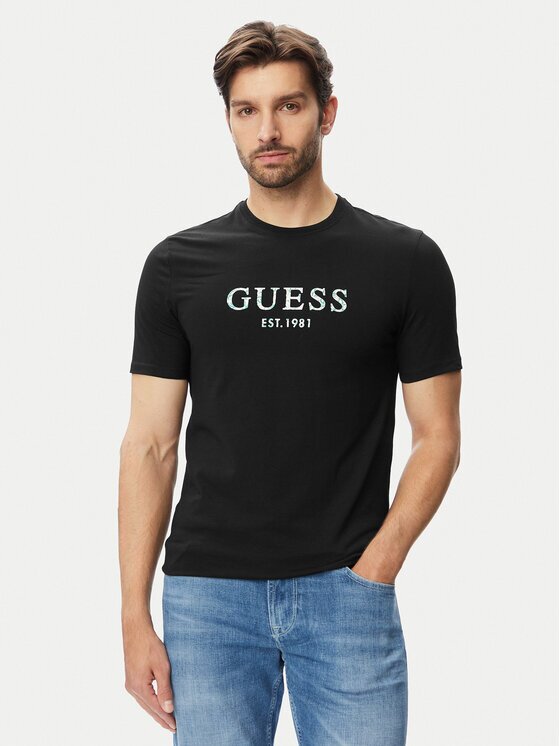 GUESS Tricou M4YI38 J1314 Slim Fit