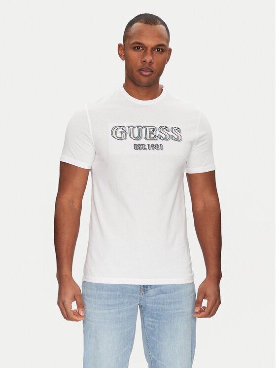 GUESS Tricou M5GI07 I3Z14 Slim Fit