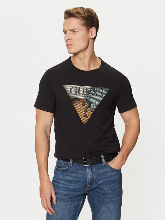 GUESS Tricou M5RI14 J1314 Slim Fit