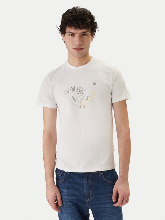 GUESS Tricou M6GI11 K2992 Slim Fit