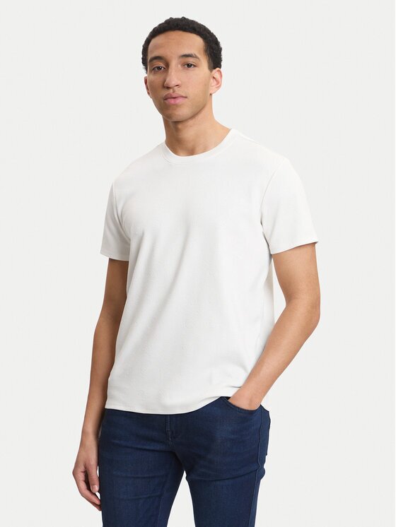 GUESS Tricou M6GP26 K3177 Écru Regular Fit