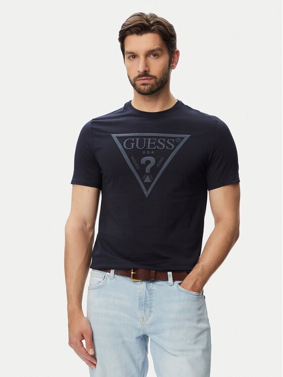 GUESS Tricou M6YI71 K3745 Slim Fit