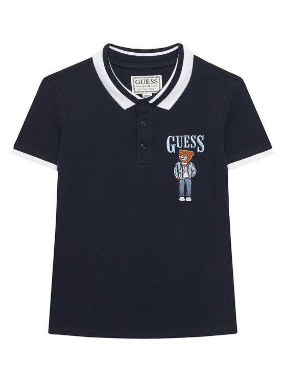 GUESS Tricou polo L6RP01 KBV51 Regular Fit