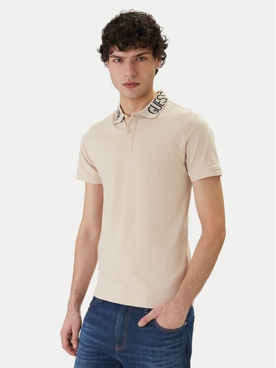 GUESS Tricou polo M6GP66 K3070 Slim Fit