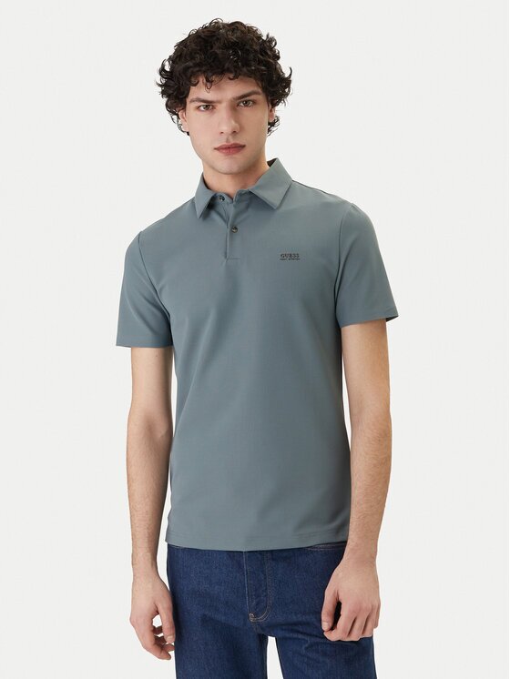 GUESS Tricou polo M6RP02 KD202 Slim Fit