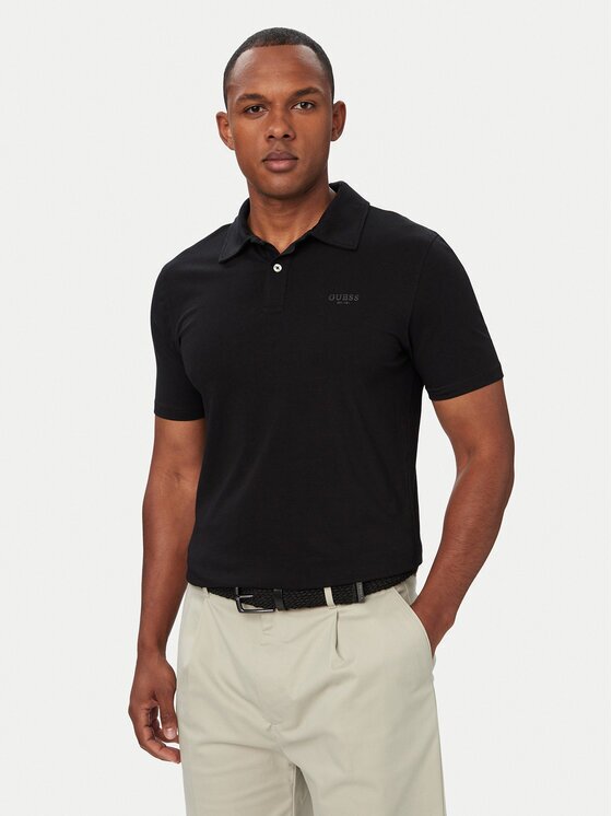 GUESS Tricou polo M6YP07 K4104 Slim Fit