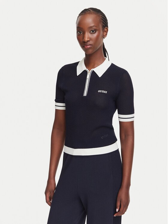 GUESS Tricou polo V6GR04 Z0725 Regular Fit