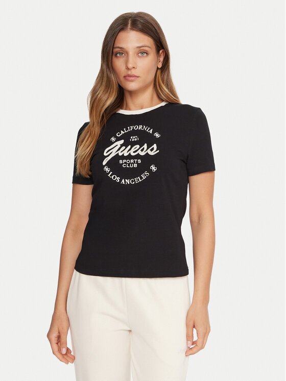 GUESS Tricou V5BI03 J1314 Slim Fit