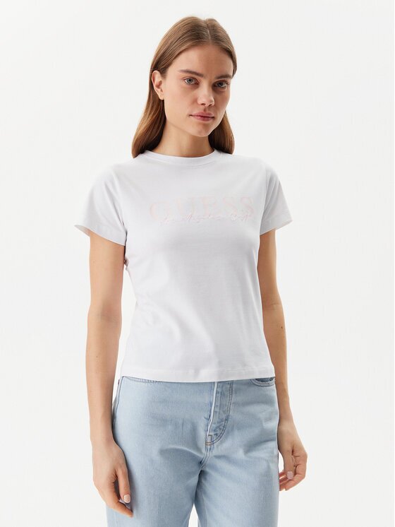 GUESS Tricou V5GI15 J1314 Slim Fit