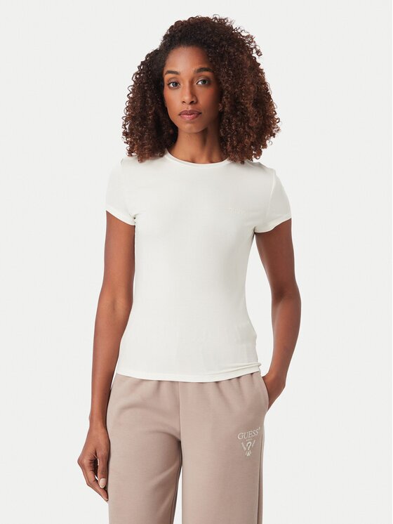 GUESS Tricou V6YI24 K4787 Slim Fit