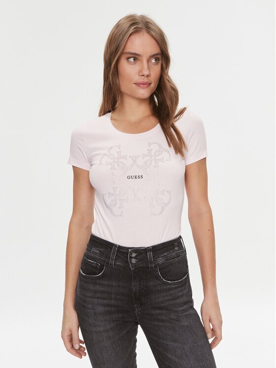 GUESS Tricou W4RI35 J1314 Slim Fit