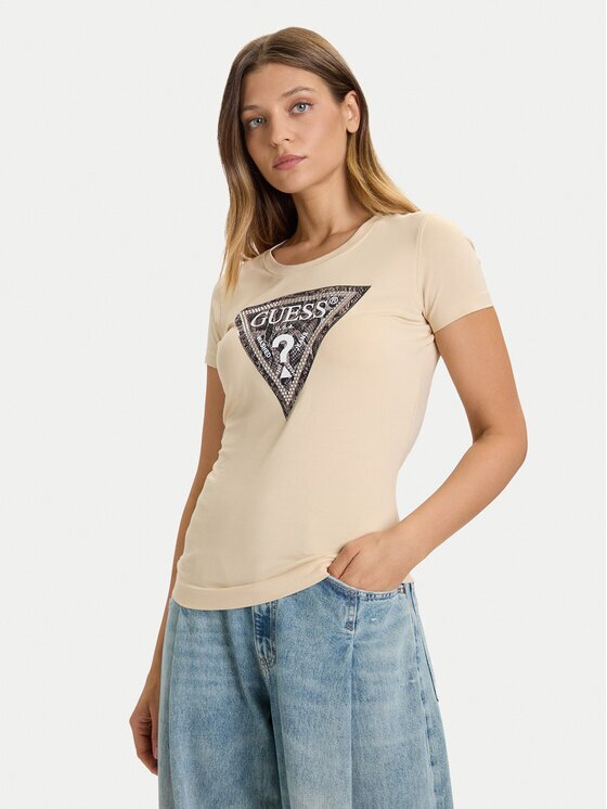 GUESS Tricou W5BI15 J1314 Slim Fit