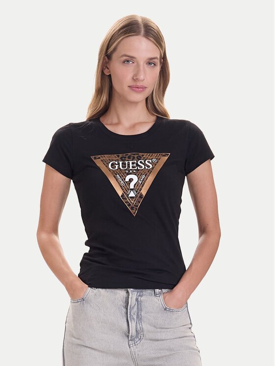 GUESS Tricou W5BI28 J1314 Slim Fit