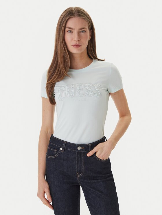 GUESS Tricou W5GI04 J1314 Slim Fit