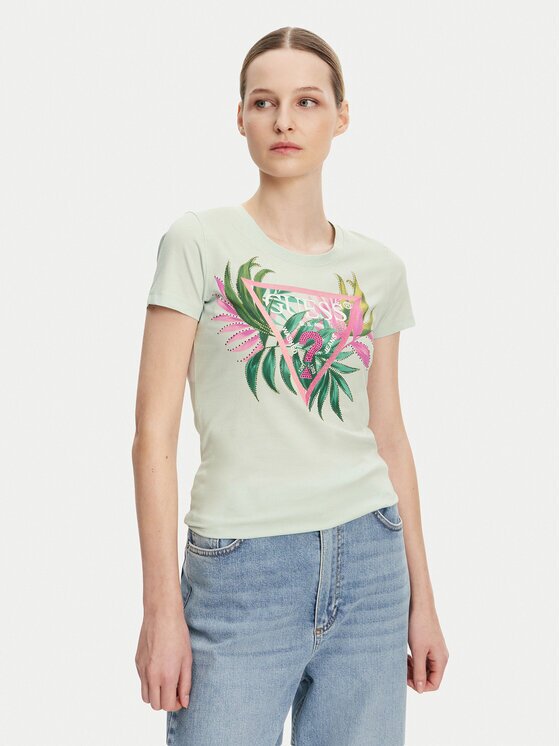 GUESS Tricou W5GI07 J1314 Slim Fit