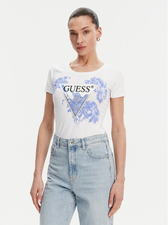 GUESS Tricou W5GI08 J1314 Slim Fit