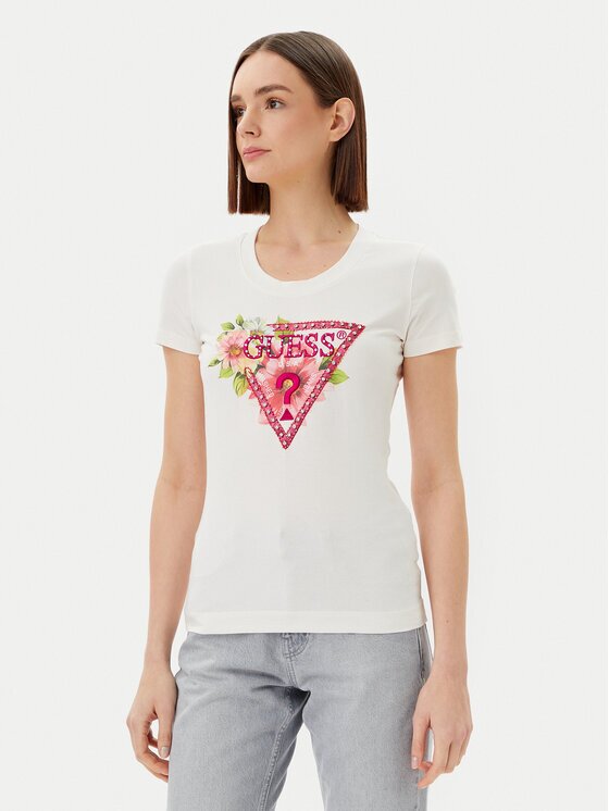 GUESS Tricou W5GI10 J1314 Slim Fit