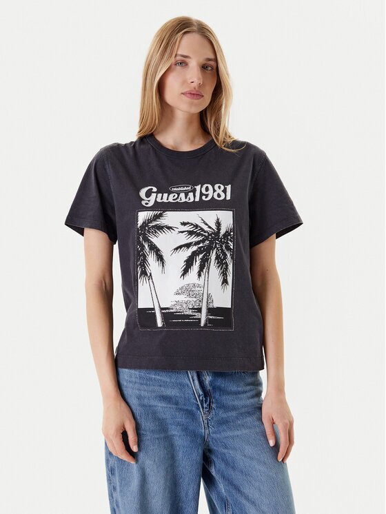GUESS Tricou W5YI17 I3Z14 Regular Fit