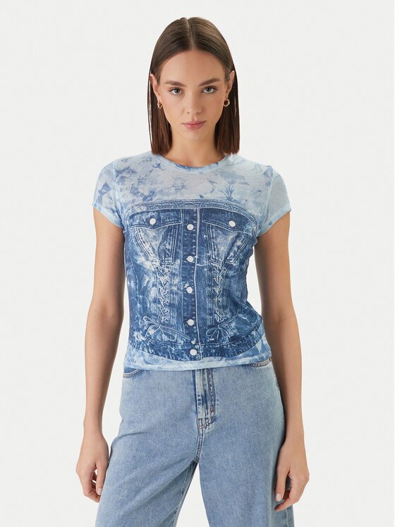 GUESS Tricou W6GI44 K3614 Regular Fit
